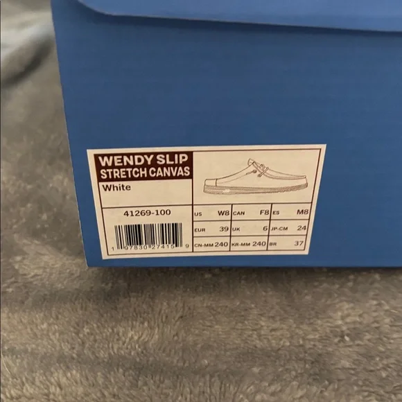 Hey Dude women’s Wendy slip in white shoes - Picture 2 of 6